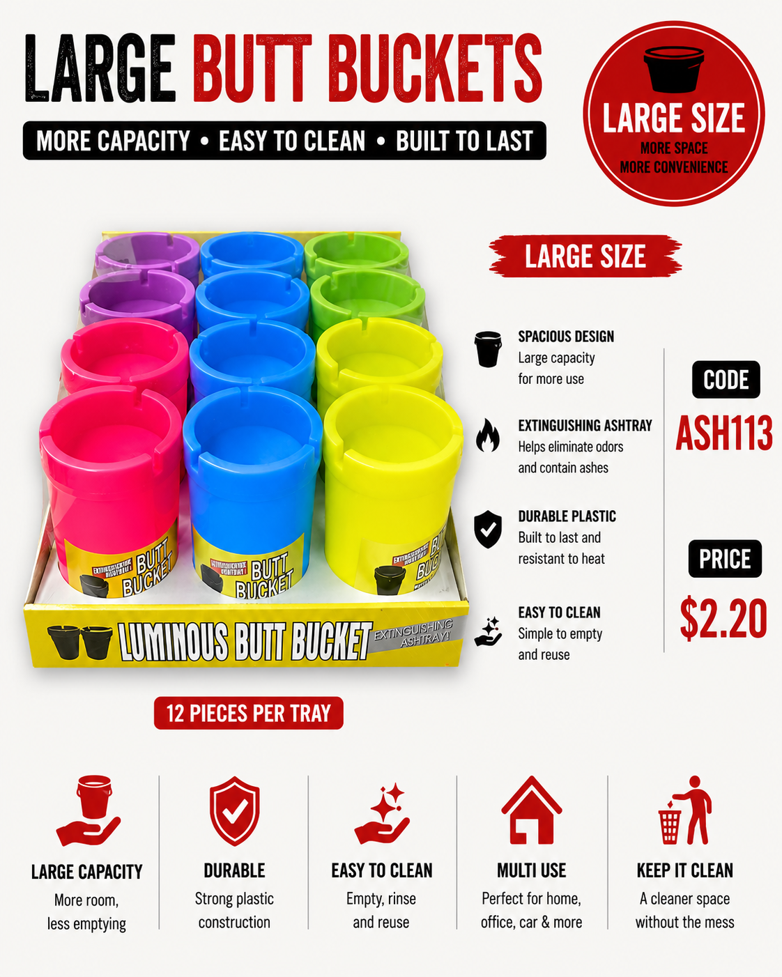 Large Butt Bucket