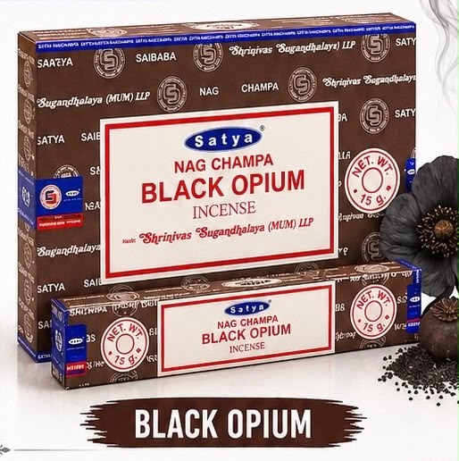 Satya Black Opium Incense