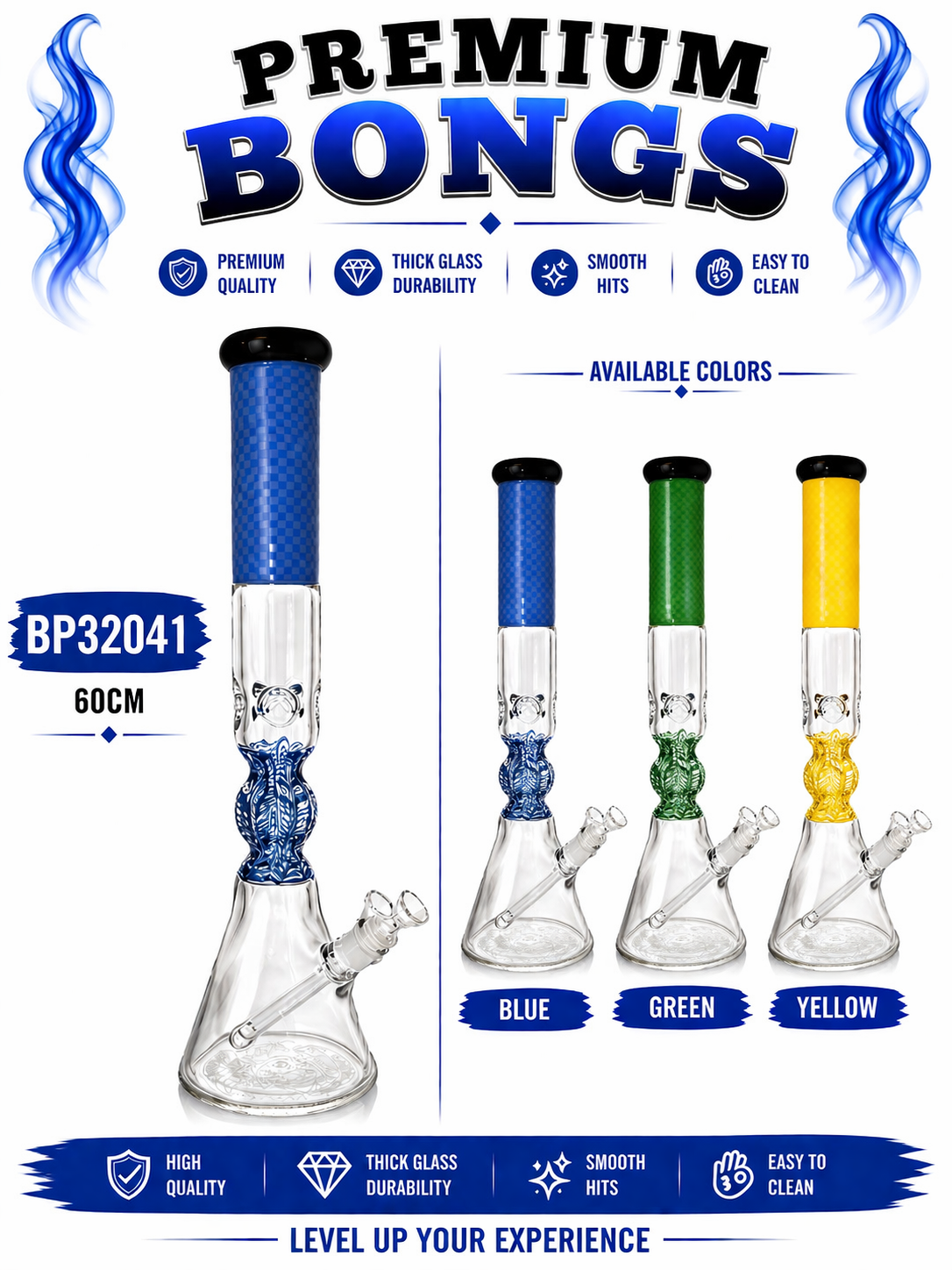 BP32041 Premium Glass Hookah
