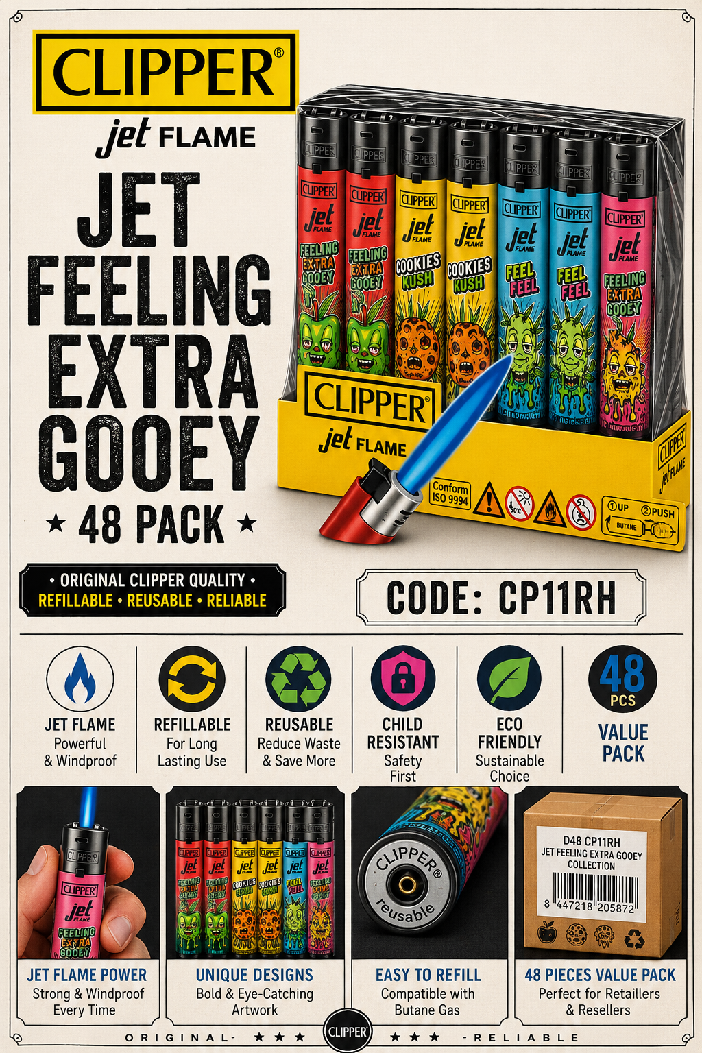 Clipper Jet Flame - Feeling Extra Gooey Collection