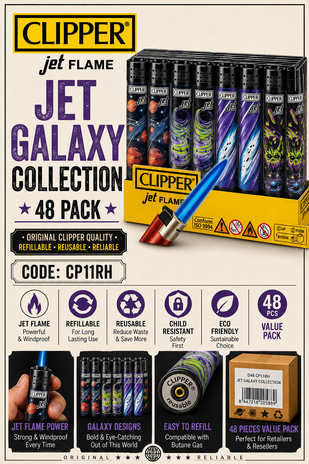 Clipper Jet Flame - Galaxy Collection