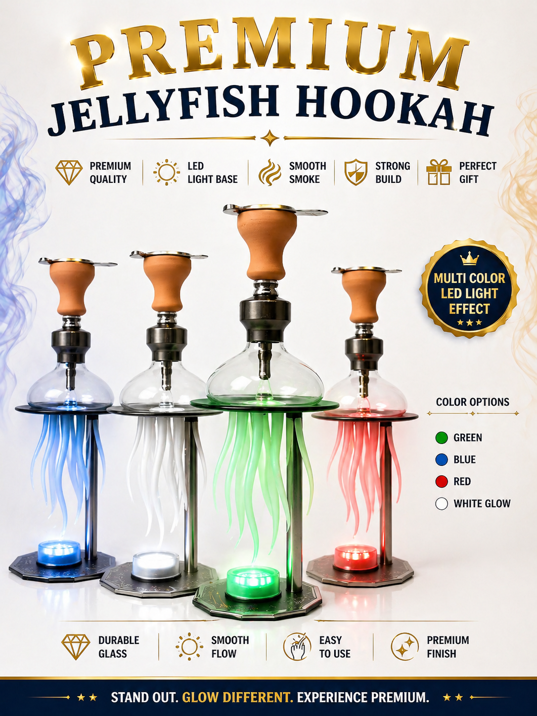 Premium Jellyfish Hookah