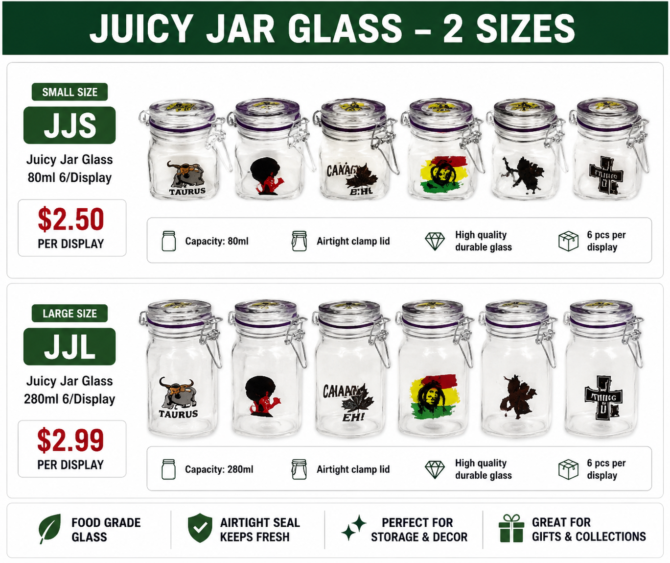 Juicy Jar Glass
