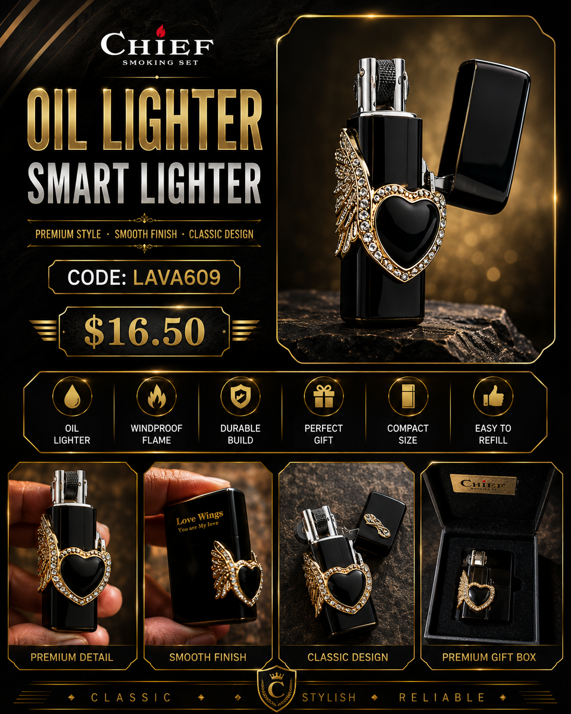 Oil Lighter Smart Lighter