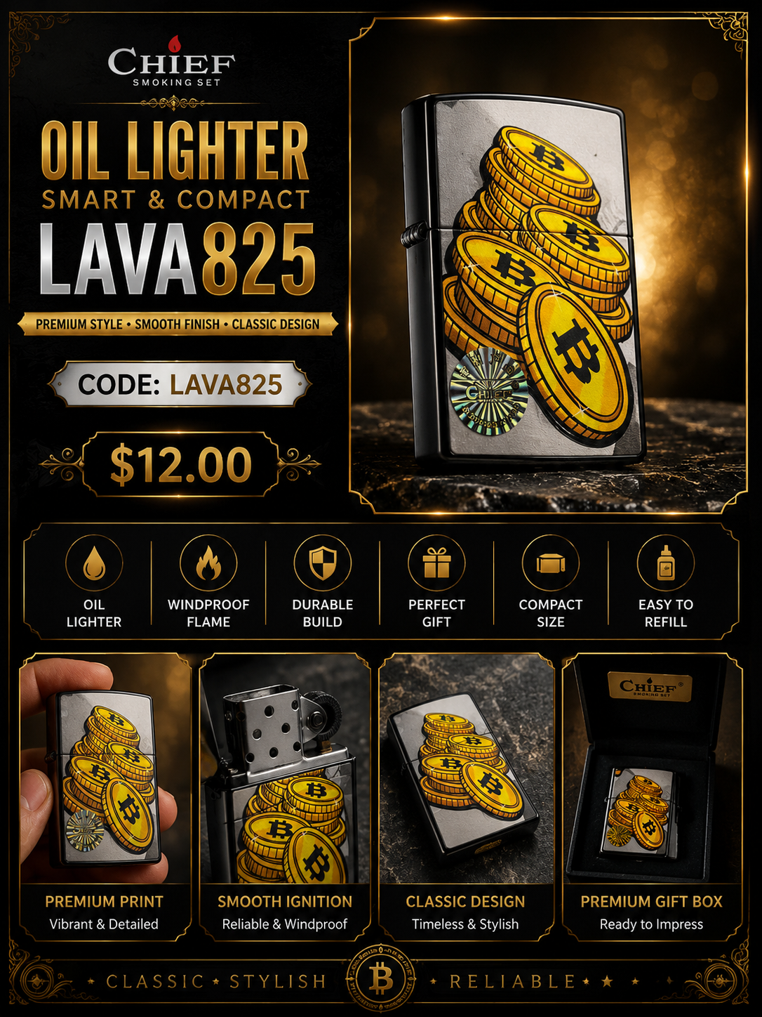 Oil Lighter Smart & Compact