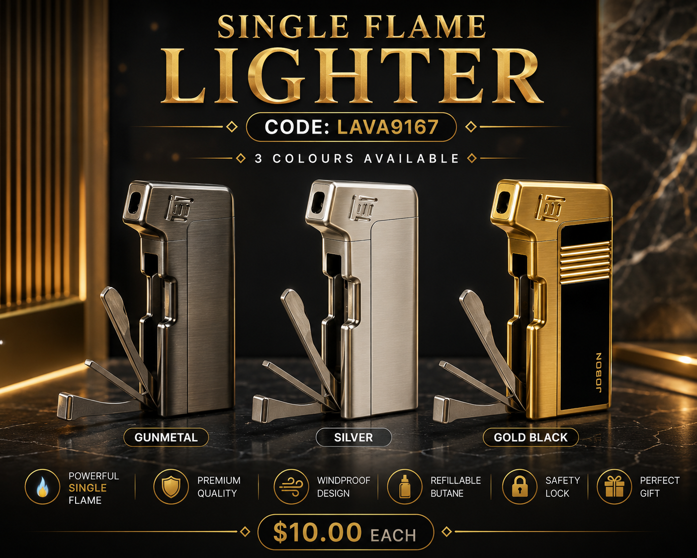 Single Flame Lighter