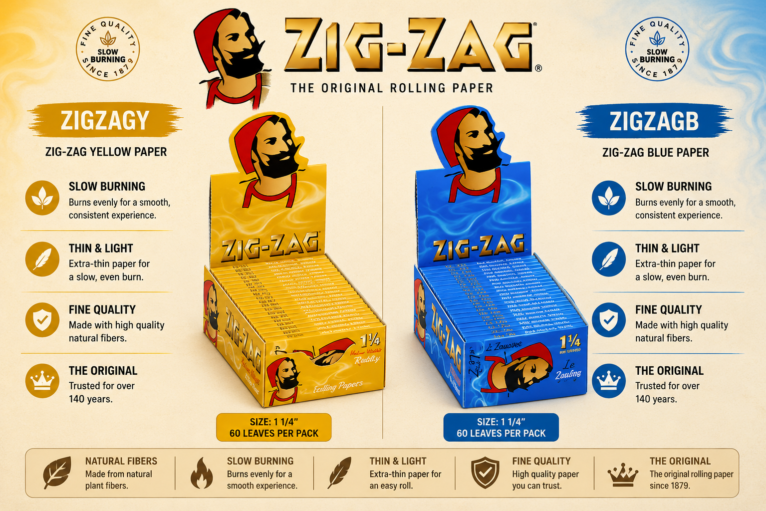Zig-Zag Papers